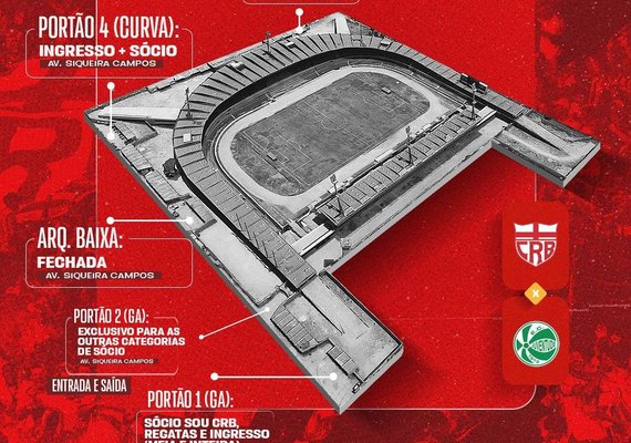 CRB inicia venda de ingressos para jogo contra o Juventude