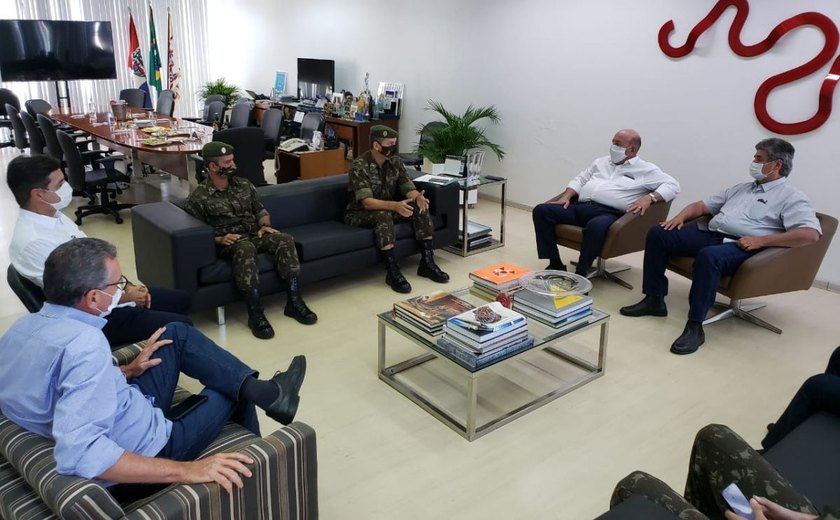 Presidente da Fiea recebe comandante do 59º BIMtz