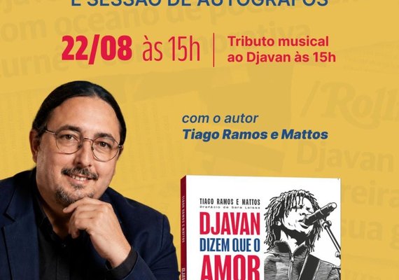 Biografia-reportagem sobre Djavan será lançada em agosto