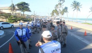 Futuros praças da PM de Alagoas participam de operação da Lei Seca