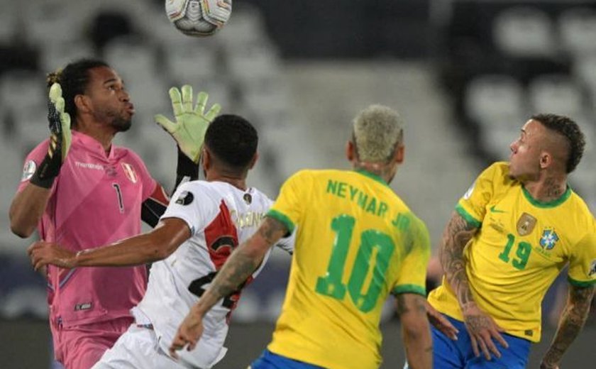 Brasil vence Peru e avança à final da Copa América