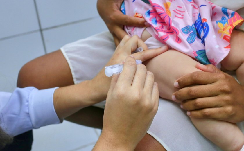 Cobertura vacinal infantil em Alagoas registra aumento em 2024