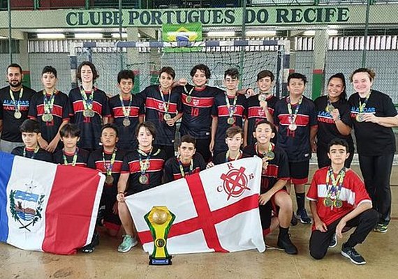 Alagoas é vice-campeã no masculino e feminino em campeonato brasileiro mirim de Handebol