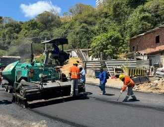 Vale do Reginaldo completa mais de um quilômetro e meio de pavimentação