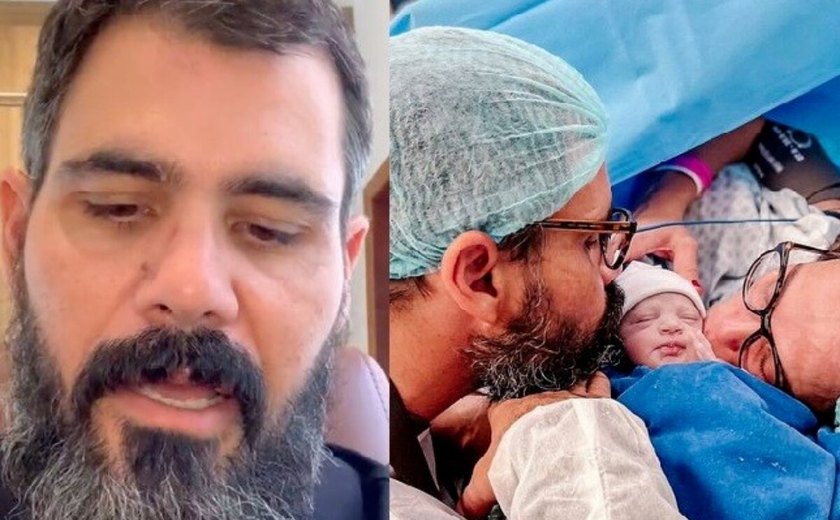 Bebê do ator de Pantanal vai passar por nova cirurgia no coração; família pede orações