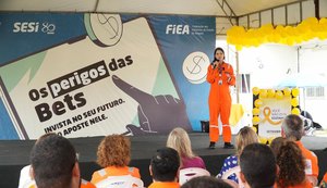 Fiea, Sesi e Senai levam campanha contra riscos das Bets às indústrias de Alagoas