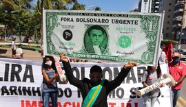 Maceió tem mobilização na rua contra Bolsonaro