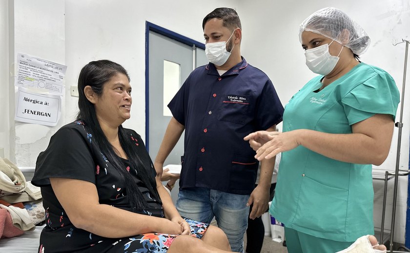 Atendimento de excelência do HGE evita amputação do pé em mulher diabética