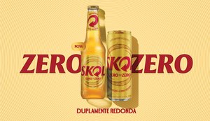 Revolução no 'Desce Redondo': Skol inova com a primeira* cerveja zero álcool e zero açúcar