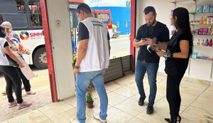 Fiscalização conjunta do CRF/AL e Vigilância interditam total de sete farmácias em Maceió