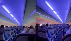 Avião tem forte turbulência após ser atingido por granizo ao decolar
