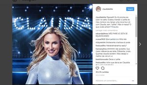 'Só Claudia': Cantora Claudia Leitte anuncia mudança de nome e nova turnê