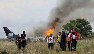 Avião com 103 pessoas sofre acidente em Durango no México
