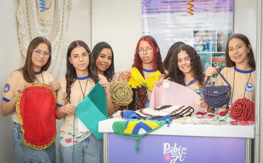 Crochê transforma a vida de estudantes em Palmeira dos Índios