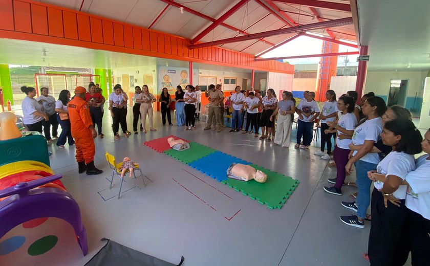 Creche Segura já capacitou este ano mais de mil servidores com orientações sobre primeiros socorros