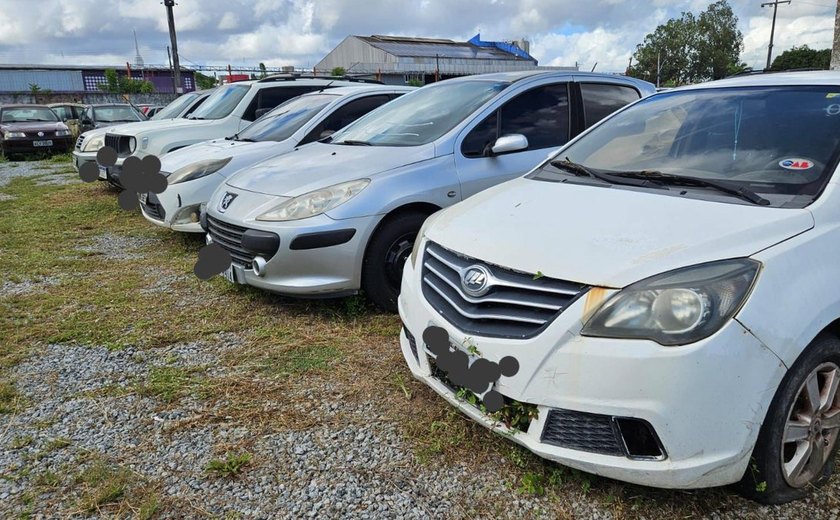 DER realiza leilão com mais de 400 veículos em Maceió nos dias 10 e 11 de fevereiro