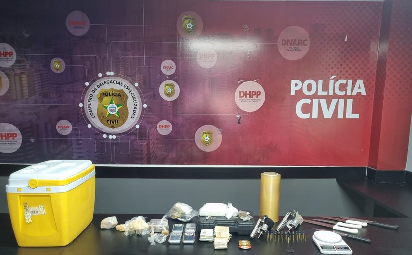 Líder de organização criminosa, tráfico de drogas e homicida é preso em Maceió