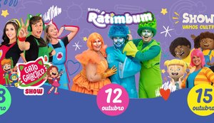 Em comemoração a Semana da Criança, Maceió receberá 3 grandes shows de nível nacional