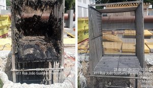 BRK remove 140 toneladas de resíduos da Estação Elevatória de Esgoto Praça Lions