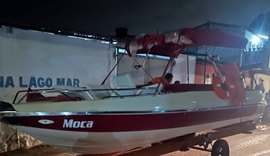 Polícia Civil recupera lancha furtada após ser acionada para averiguação no Pontal da Barra