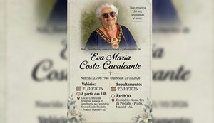 Morre a pintora e escultora alagoana Eva Maria Costa Cavalcante