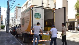 Mesa Brasil repassa mais 14 mil quilos de alimentos para instituições de AL