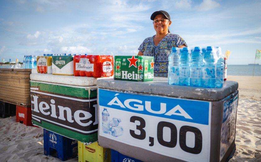 Abertura do Verão movimenta economia e anima vendedores ambulantes