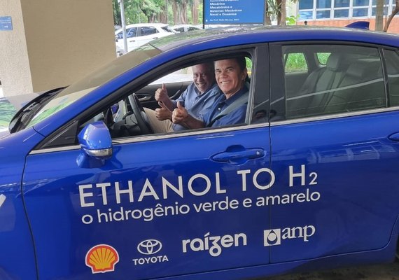 Presidente da Pindorama viaja a São Paulo para conhecer estação-piloto e carro movido à hidrogênio através do etanol