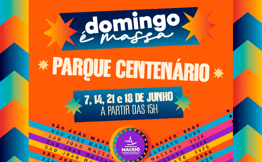 Domingo é Massa entra no clima junino com forró e teatro de bonecos no Parque Centenário