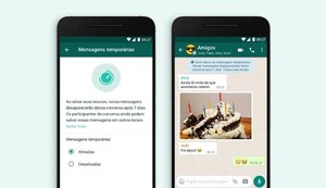 WhatsApp lança mensagens temporárias que desaparecem em 7 dias