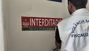Vigilância Sanitária de Maceió interdita laboratório de análises clínicas no bairro do Prado