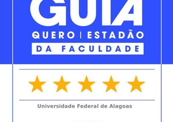 Ufal tem cursos com 5 e 4 estrelas no Guia da Faculdade