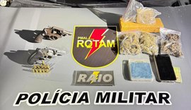 Rotam apreende armas e drogas durante ação no Barro Duro