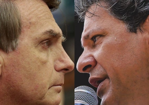 Eleição presidencial terá 2º turno entre Jair Bolsonaro e Fernando Haddad