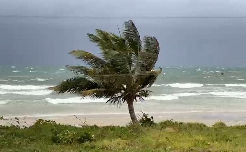 Inmet emite alerta de vendaval para seis municípios alagoanos