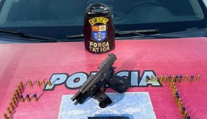 PM apreende pistola, revólver e 400 gramas de maconha em ocorrências registradas na capital e interior