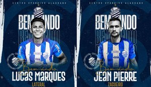 CSA anuncia volta do lateral Lucas Marques e contratação do zagueiro Jean Pierre