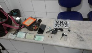 Em ações distintas, Polícia Militar apreende três armas de fogo e drogas