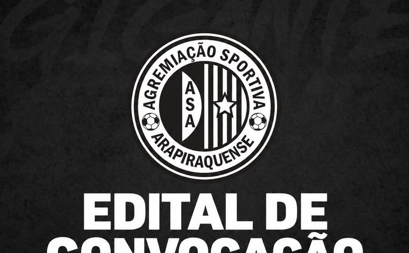 ASA marca eleição da Executiva e Conselho Deliberativo para 23 de outubro