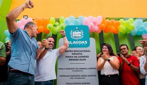 Governador Paulo Dantas inaugura em Campestre 54ª Creche CRIA