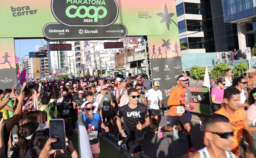 Meia Maratona Coop vai reunir 3 mil atletas em Maceió no dia 20 de setembro