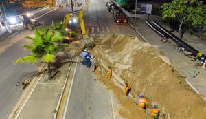 Prefeitura implanta mais de 2.500 metros de rede de esgotamento sanitário na Avenida da Paz