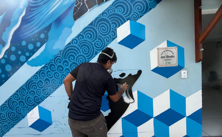 Elefante-marinho Leôncio é homenageado em mural do Biota após comoção por morte em Alagoas