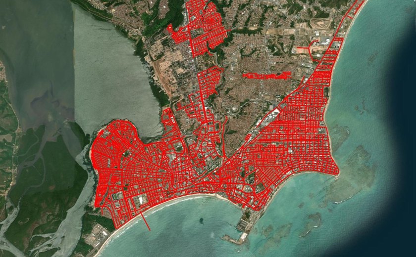 BRK apresenta mapas do esgotamento sanitário da Região Metropolitana de Maceió
