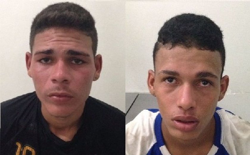 Na Pajuçara, dois jovens de 18 anos são detidos suspeitos de assaltos