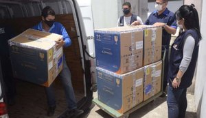 AL recebe 128.700 novas doses de vacina contra a Covid-19 nesta terça (30)