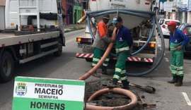 Prefeitura de Maceió realiza manutenção em galerias de água pluvial