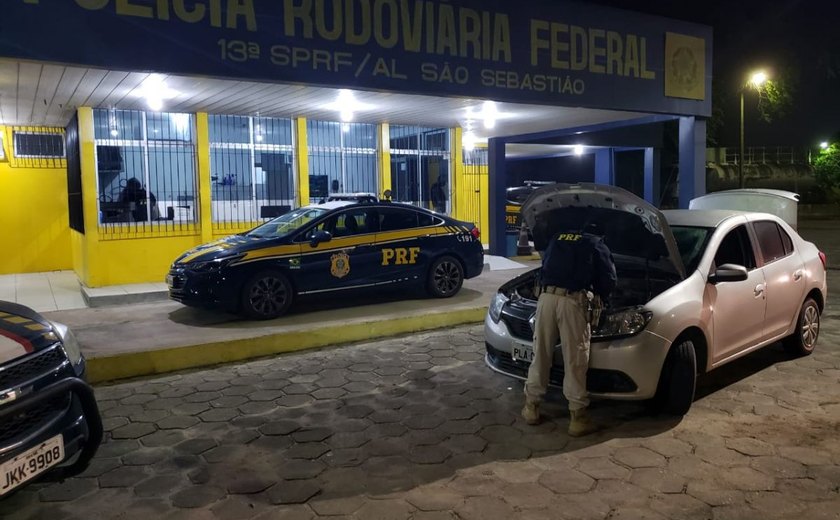 PRF prende cinco pessoas e recupera três veículos adulterados nas BRs que cortam Alagoas