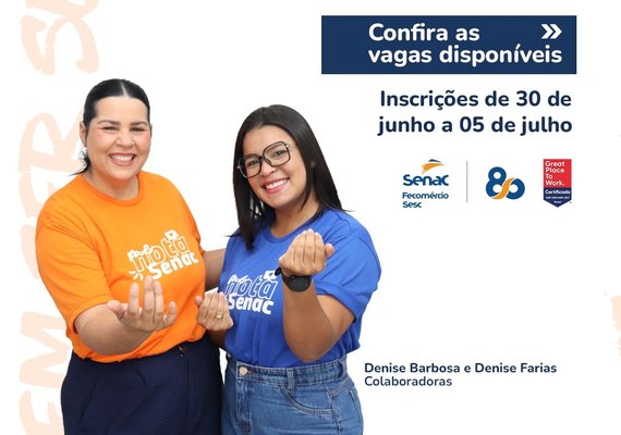Senac Alagoas abre seleção para instrutores em diversas regiões do estado