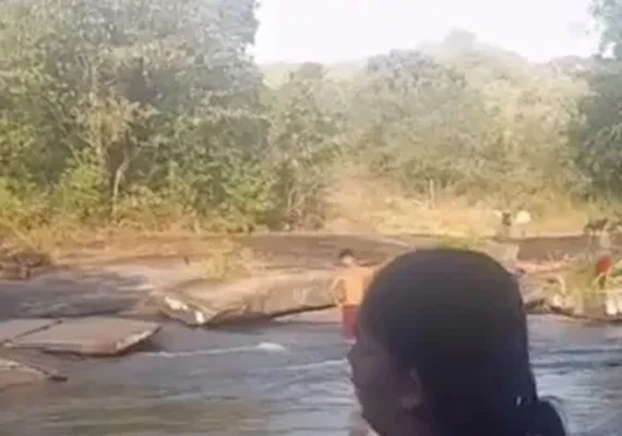 Buscas são encerradas após corpo de criança ser encontrado em cachoeira de Joaquim Gomes